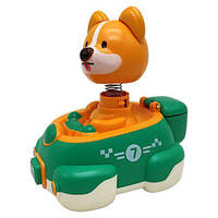 Машинка инерционная "Собачка на пружинке" Toys Shop