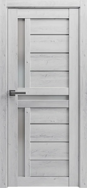 Міжкімнатні Двері Гранд Lux 8 Нордік скло сатин, фото 1