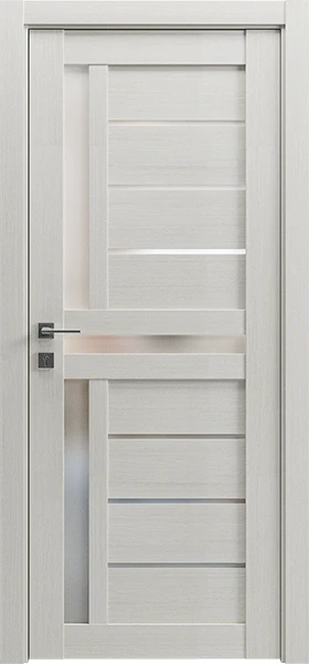 Міжкімнатні Двері Гранд Lux 8 Сосна крем скло сатин, фото 1
