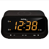 Годинник Настільний Електронний для дому Technoline WT477 Wireless Mobile Charging Black (WT477) Німеччина, фото 3
