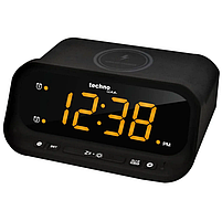 Годинник Настільний Електронний для дому Technoline WT477 Wireless Mobile Charging Black (WT477) Німеччина, фото 2