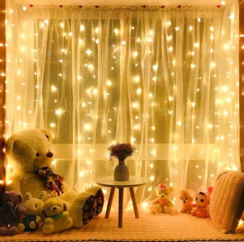 Світлодіодна гірлянда водоспад штора 480 LED warm 3x3м (10-2), фото 1