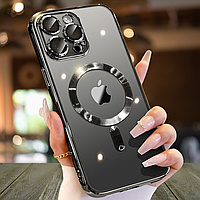Захисний прозорий чохол iphone 15 pro max MagSafe Чохол-бампер на айфон 15 pro max із захистом камери