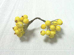 Ягоди калини в цукрі, Жовті