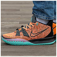 Мужские кроссовки Nike Kyrie 7 Atomic Orange, оранжевые кроссовки найк кайри 7