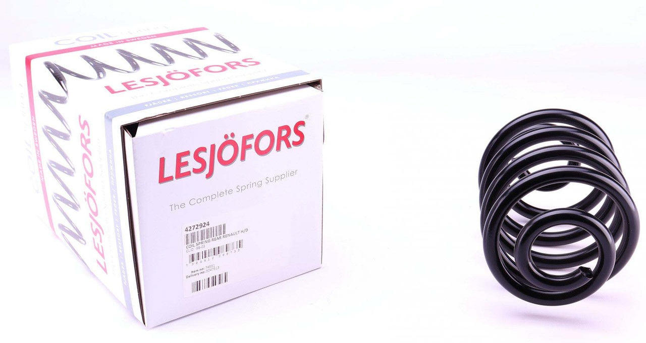 Пружина задня Renault Clio II 1.2-2.0 1.5dCi 1.9D dTi 98- (Lesjofors 4272924)