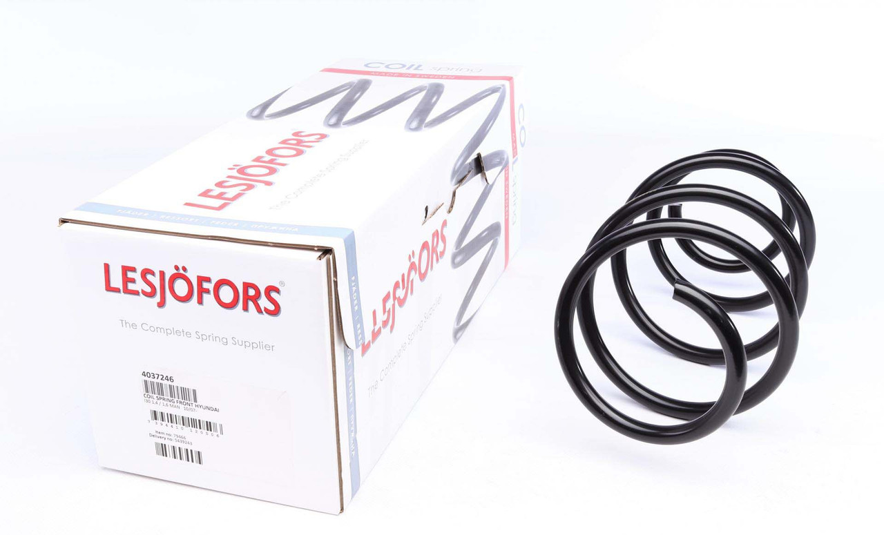Пружина передня Hyundai i30 1.4 1.6 07-11 МКПП для 1.6 (Lesjofors 4037246)
