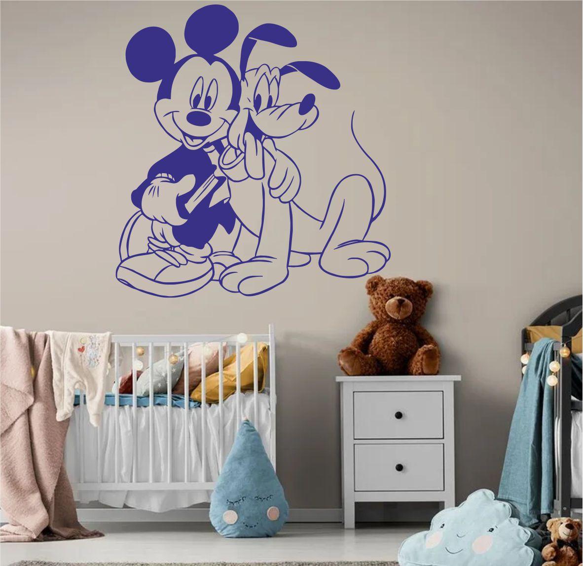 Трафарет для покраски Мики-Маус, одноразовый из самоклеющей пленки 100 ...