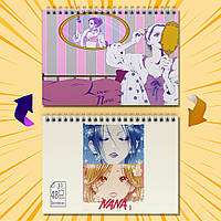 Скетчбук А5 48 арк. 150 гр.м² NANA / Нана 006