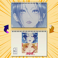 Скетчбук А5 96 арк. 60-65 гр.м²  NANA / Нана 005
