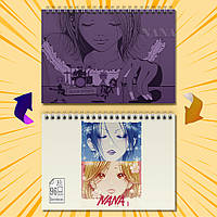 Скетчбук А5 96 арк. 60-65 гр.м²  NANA / Нана 014