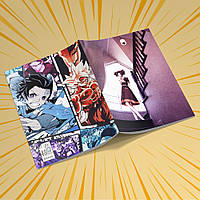 Зошит А5 48 арк. на скобі у клітинку 60 гр.м² NANA / Нана 007