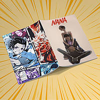 Зошит А5 48 арк. на скобі у клітинку 60 гр.м² NANA / Нана 008