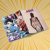 Зошит А5 48 арк. на скобі у клітинку 60 гр.м² NANA / Нана 009