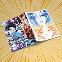 Зошит А5 48 арк. на скобі у клітинку 60 гр.м² NANA / Нана 010