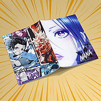 Зошит А5 48 арк. на скобі у клітинку 60 гр.м² NANA / Нана 011