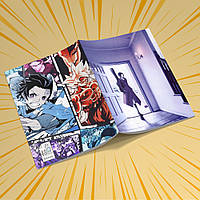 Зошит А5 48 арк. на скобі у клітинку 60 гр.м² NANA / Нана 012