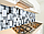 Наклейка на кухонний фартух 60х200 см, з фотодруком та захисною ламінацією текстура кубів, фото 4