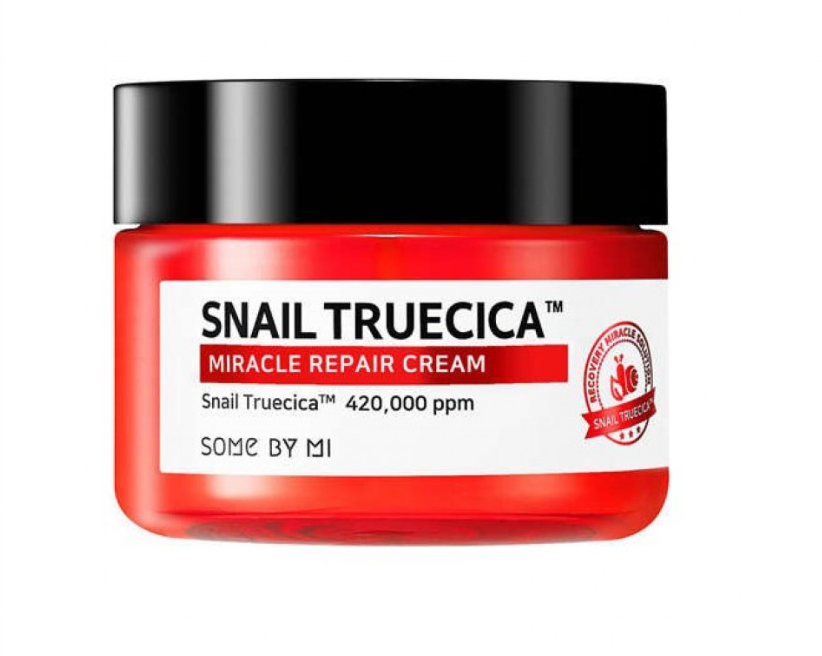 Відновлювальний крем із муцином чорного равлика Some By Mi Snail Truecica Miracle Repair Cream 60 мл, фото 1