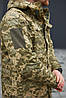 Демісезонна польова куртка вітровка парка Military Ріп-Стоп, Камуфляжна куртка з капюшоном, фото 6