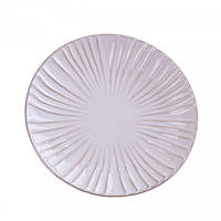 Тарелка плоская круглая из фарфора 27 см белая обеденная тарелка - htpk - htpk