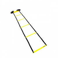 Координационная лесенка AGILITY LADDER Желтый, Черный 8шт/4м (LS3671-4)