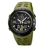 Skmei 1655 чоловічий спортивний годинник зелений/чорний
