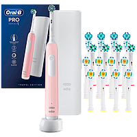 Електрична зубна щітка Oral-B D305.513.3X Pro Series 1 Pink Travel Case