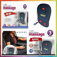Масажна накидка 3 Режими для автомобіля й офісу з прогрівом Robotic Cushion Massage HL-802