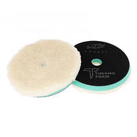 Пад полировальный ZviZZer Thermo Wool Pad,anthrazit 140/30/125 на зеленом жестком термопоролоне ротор.210478