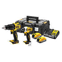 Набор из двух инструментов аккумуляторных бесщеточных DeWALT DCK2062E2T