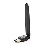 Бездротовий мережевий адаптер з антеною 10см Wi-Fi-USB LV-UW11 -2DB 7601, 802.11bgn, 150MB, 2.4 GHz, WIN7 / XP