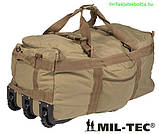 Сумка-рюкзак транспортна на колесах Mil-Tec 110 л Coyote 13854005, фото 5