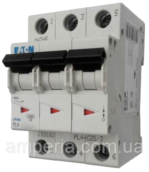 Eaton/Moeller 4kA PL4-C40/3 40А, 3-полюсний автоматичний вимикач