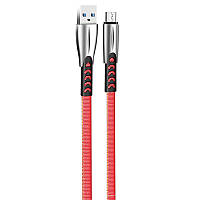 Кабель ColorWay USB-microUSB, 2.4А, 1м, Red (CW-CBUM011-RD) TN, код: 6703662