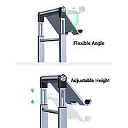 Телескопічна настільна підставка для телефона UGREEN Metallic Stand (сірий) LP263, фото 7