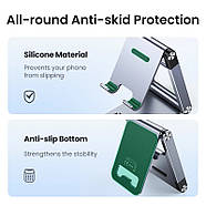 Телескопічна настільна підставка для телефона UGREEN Metallic Stand (сірий) LP263, фото 8