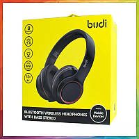 Навушники бездротові Budi Bluetooth Wireless Headphones with Bass Stereo