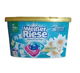 Капсули для прання Weißer Riese Aromatherapy Essentials (універсальні) 18 шт