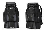 Рюкзак 70 л для полювання, риболовлі, туризму й екстремальних видів відпочинку чорний, фото 2