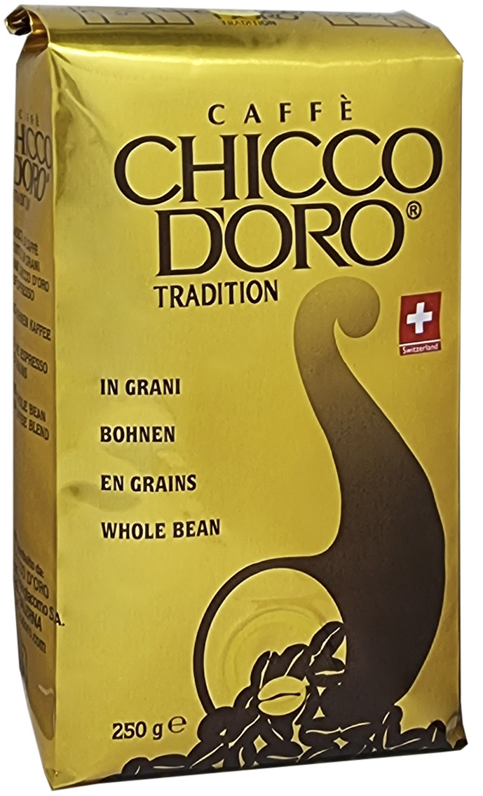 ОРИГІНАЛ! Кава в зернах Chicco d'Oro Tradition 250г, Швейцарія, фото 1