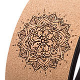 Колесо для йоги коркове Fit Wheel Yoga 33х14 см FI-1746, фото 3