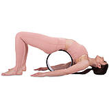 Колесо для йоги коркове з малюнком Fit Wheel Yoga 33х14 см FI-2434, фото 6