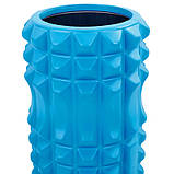 Ролер масажний для йоги (мфр ролер) з піною 33 см Grid Spine Roller FI-5712, фото 7