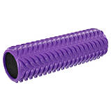 Ролер масажний для йоги (мфр ролер) з піною 45 см Grid Spine Roller FI-9392, фото 2