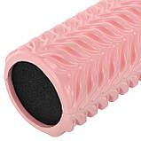 Ролер масажний для йоги (мфр ролер) з піною 45 см Grid Spine Roller FI-9392, фото 6