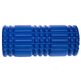 Ролер масажний для йоги (мфр ролер) 33 см Grid 3D Roller FI-6277, фото 7