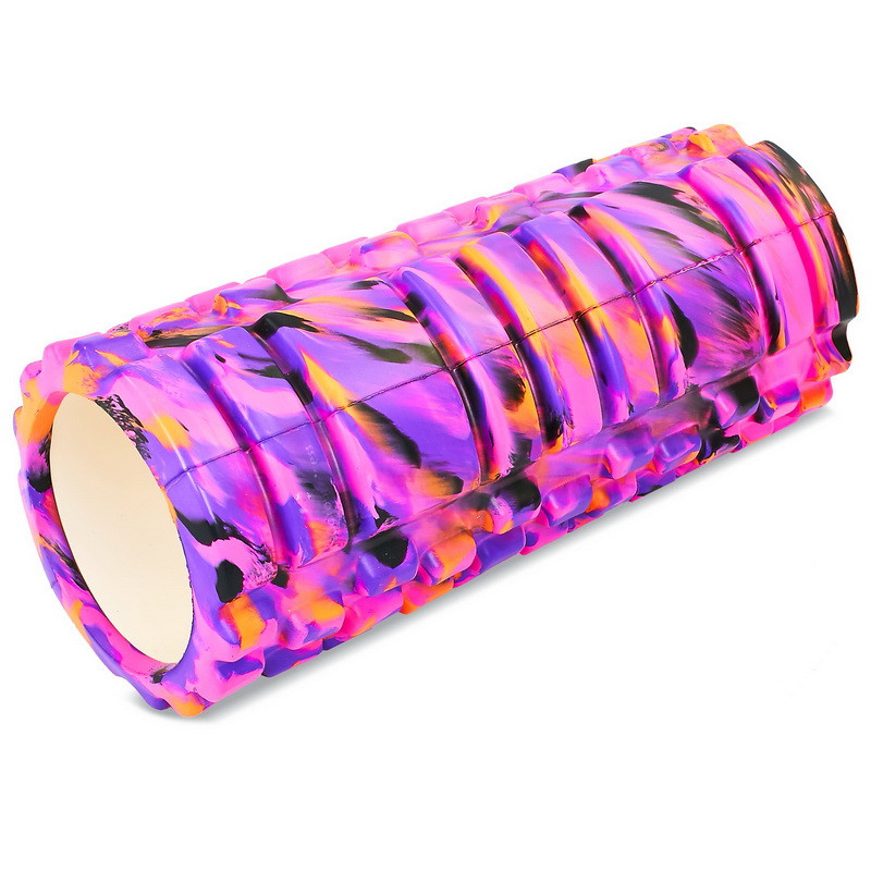 Ролер масажний для йоги Мультиколор (мфр ролер) Grid Combi Roller FI-4940, фото 1