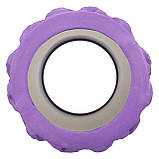 Ролер масажний для йоги 33 см (мфр ролер) Grid Line Roller FI-9374, фото 7