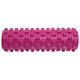Ролер масажний циліндр (ролик мфр) 45 см Grid Bubble Roller FI-6672, фото 2